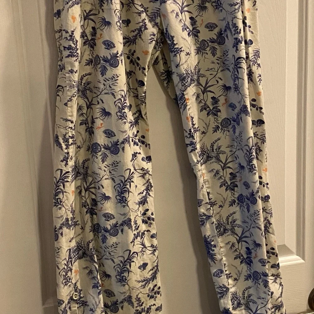 GAP Floral Pajama Pants with Pink Drawstring - Picture 10 of 16